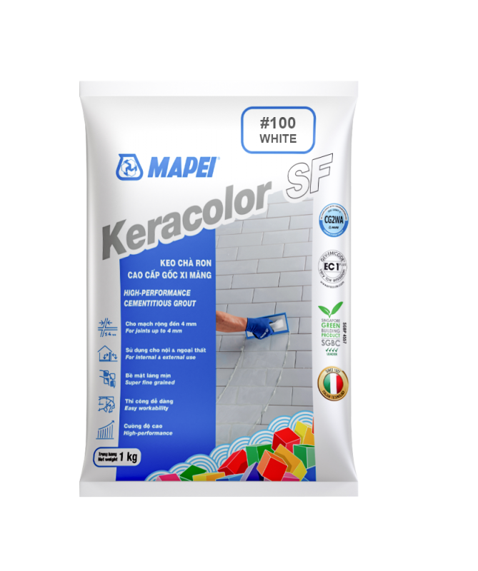 MAPEI KERACOLOR SF | VỮA CHÍT MẠCH SIÊU MỊN GỐC XI MĂNG