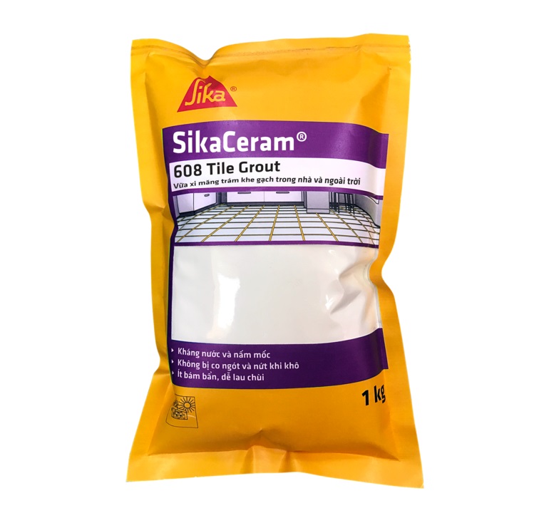 SikaCeram 608 Tile Grout – Vữa Xi Măng Trám Khe Gạch