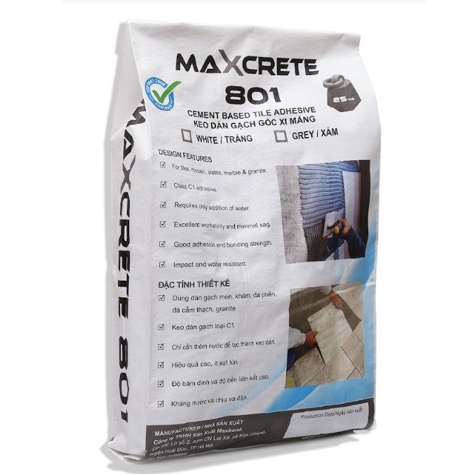 Maxcrete 801 Keo dán gạch C1