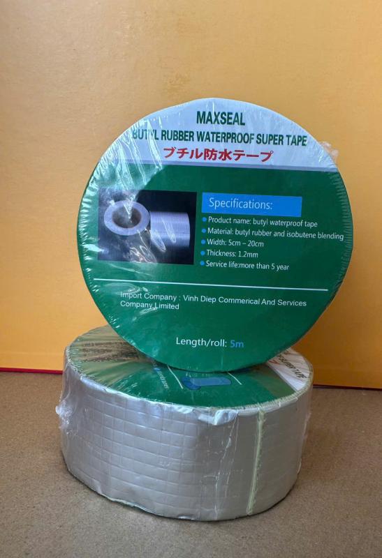 BĂNG DÍNH CHỐNG THẤM MAXSEAL KHỔ 5CM