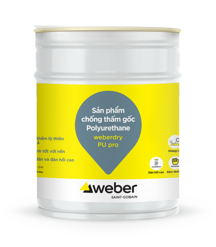 WEBERDRY PU PRO – CHỐNG THẤM GỐC POLYURETHANE