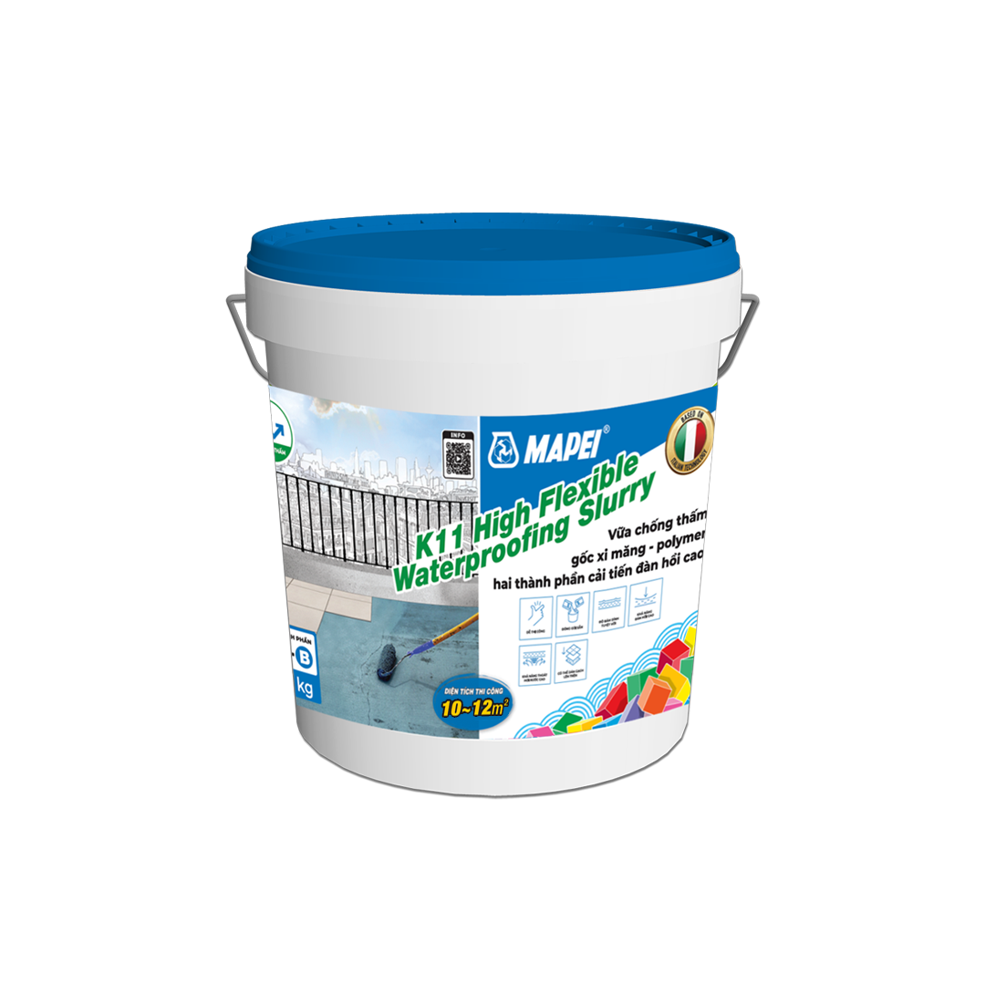 Quy trình chống thấm Mapei K11